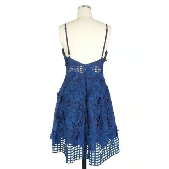 Lovers + Friends Navy Blue Floral Dress | Size S - Picture 2 of 8